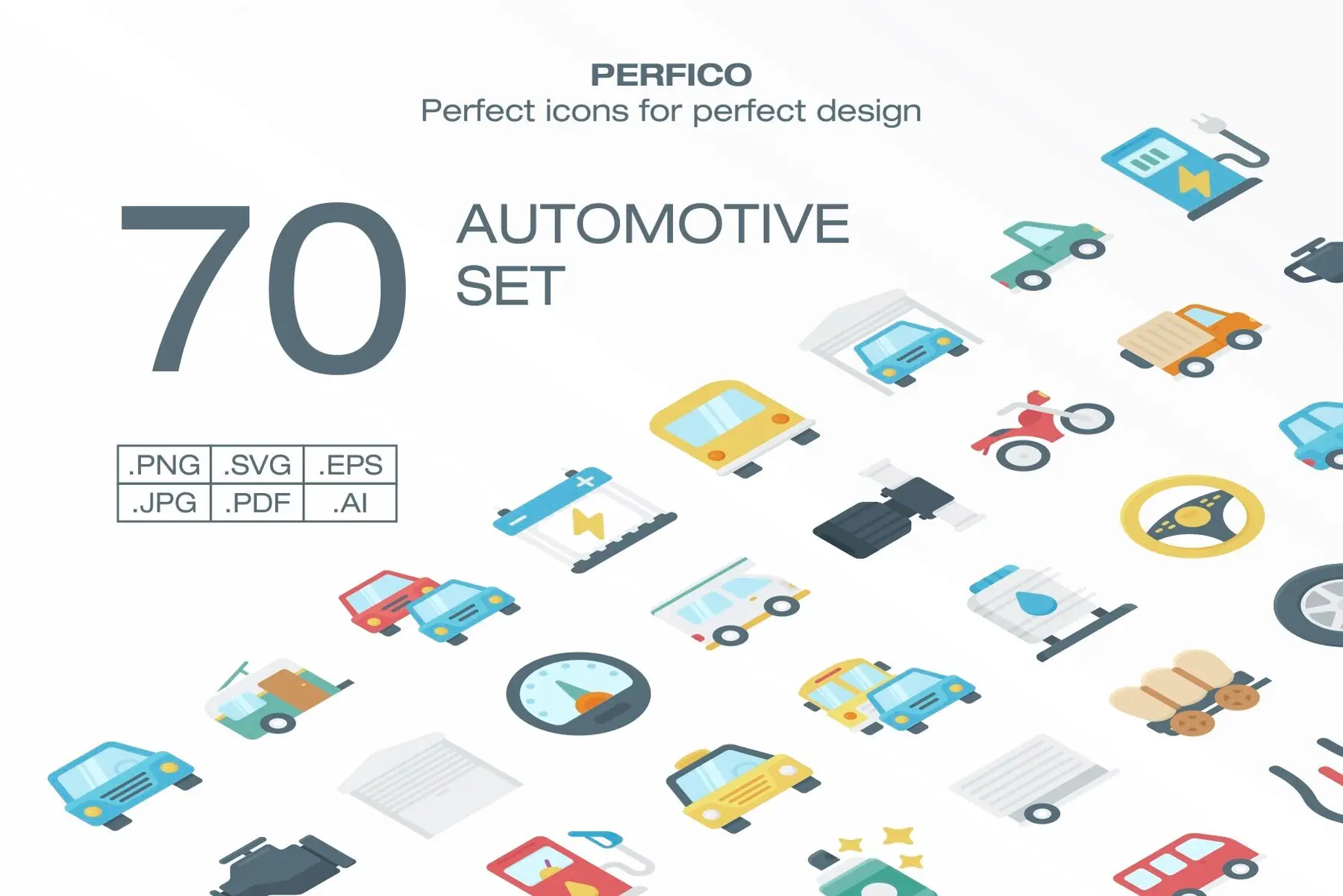 Perfico Automotive icon set