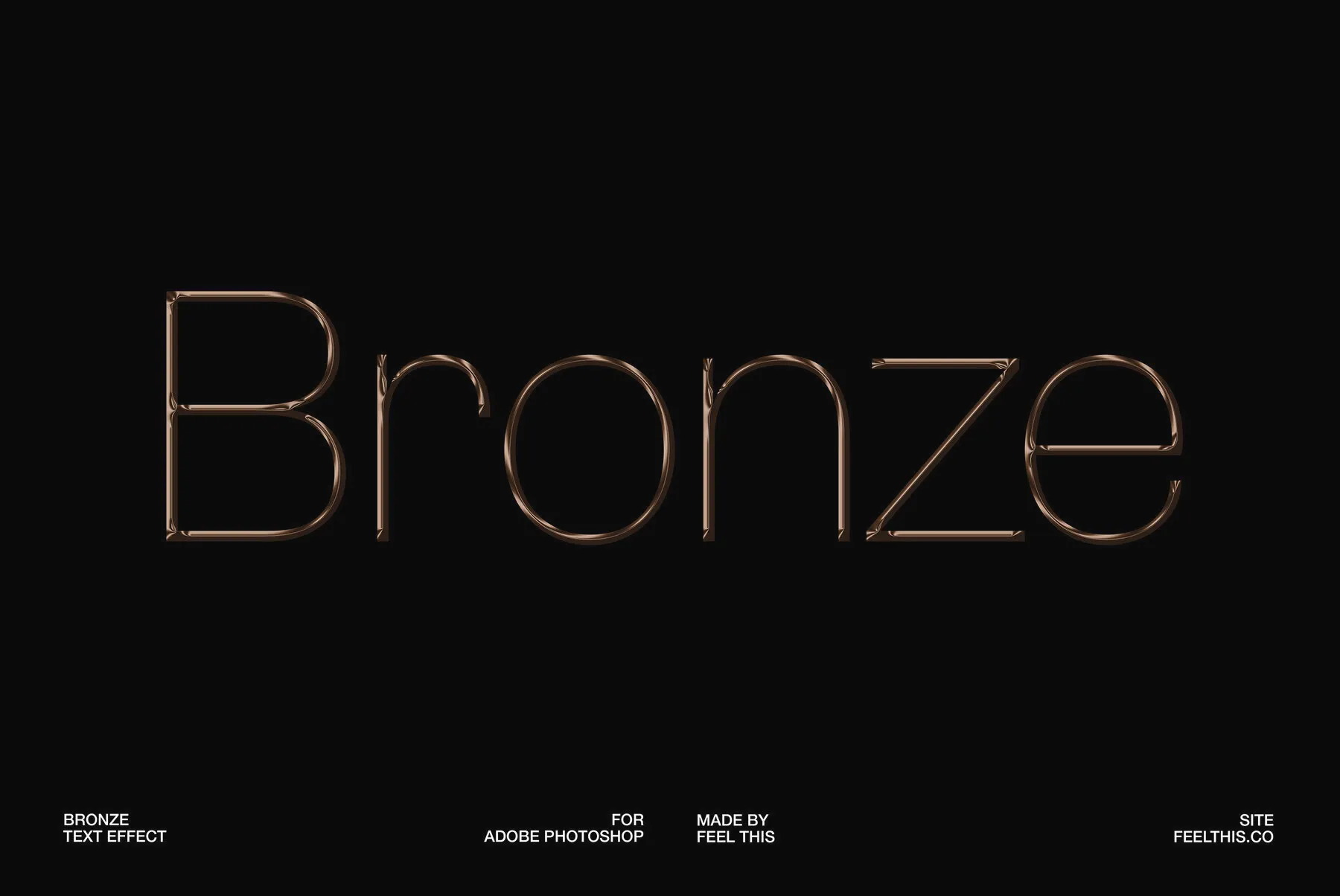 Bronze Text Effect