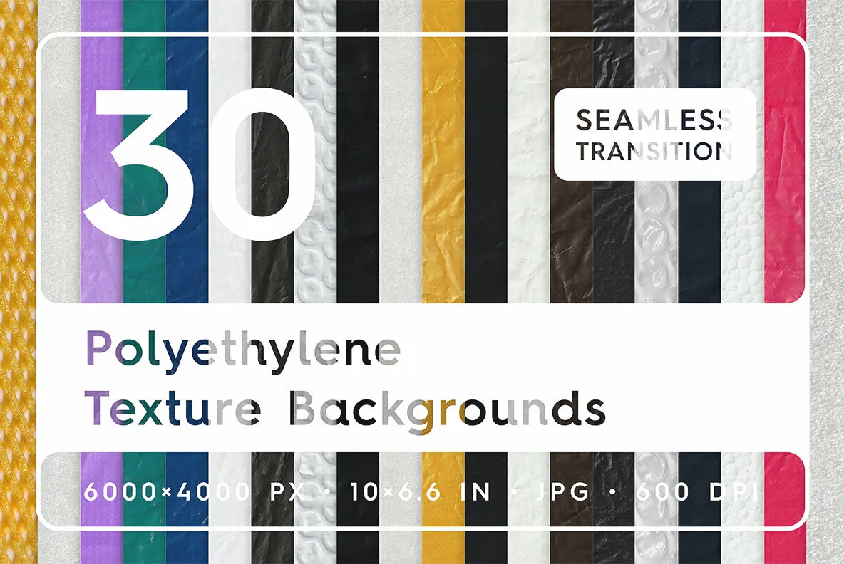 30 Polyethylene Texture Backgrounds