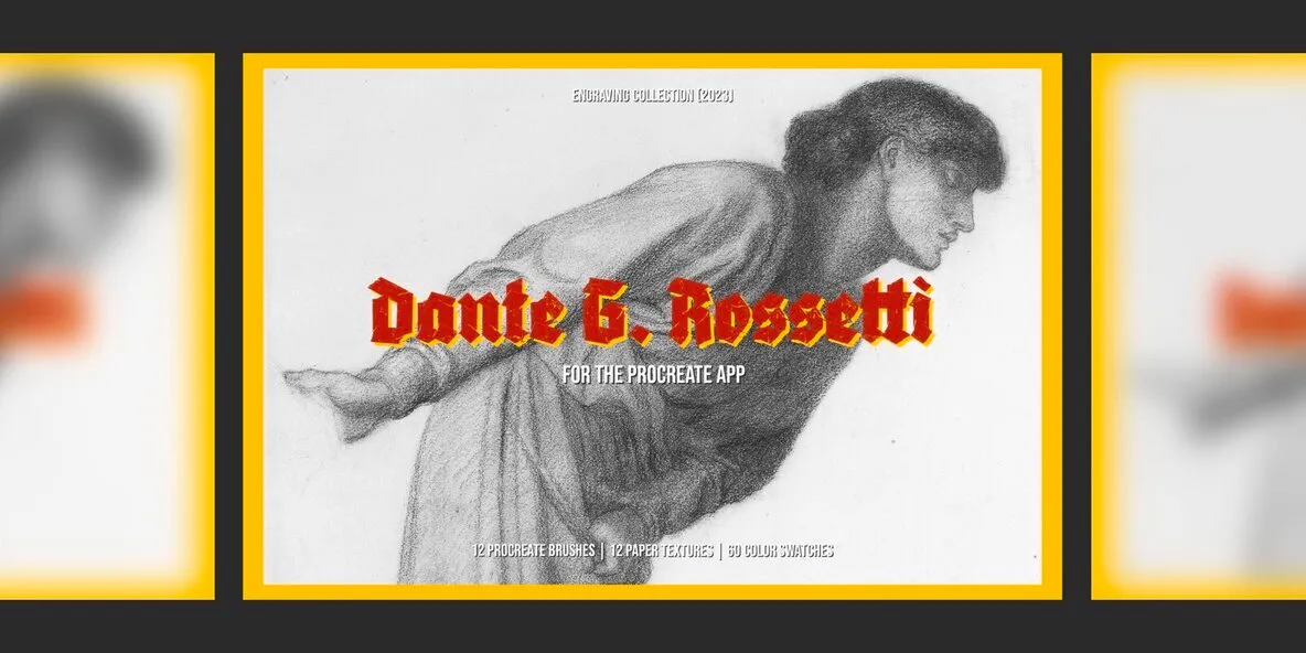 Dante Gabriel Rossetti Procreate Kit