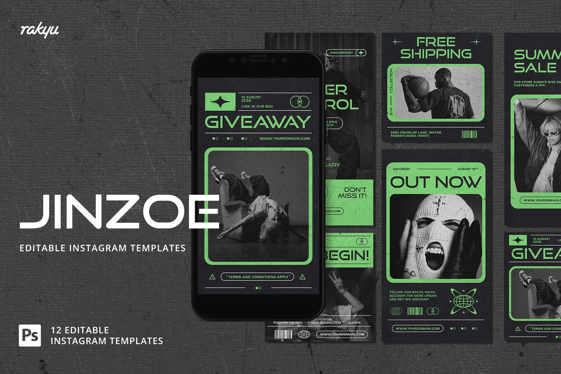 Jinzoe - Instagram Templates