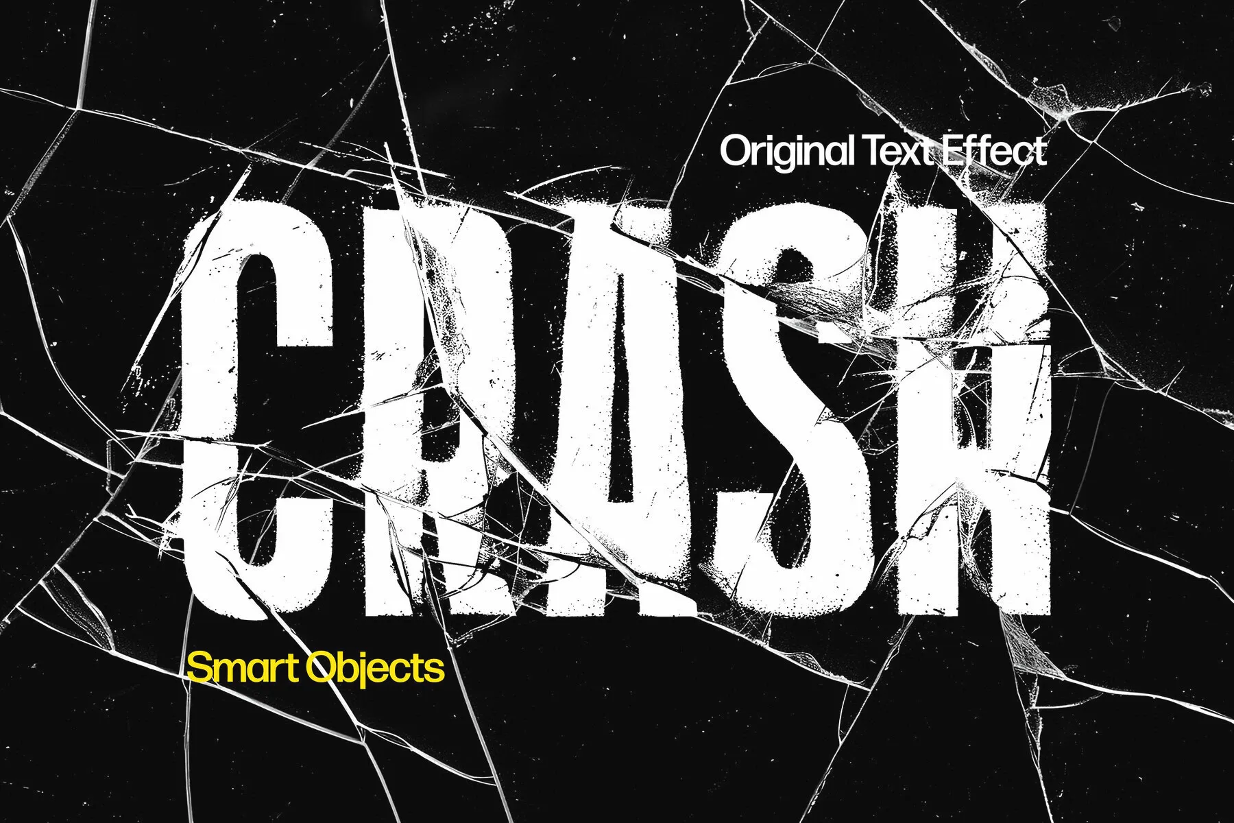 Crash Distortion Text Effect