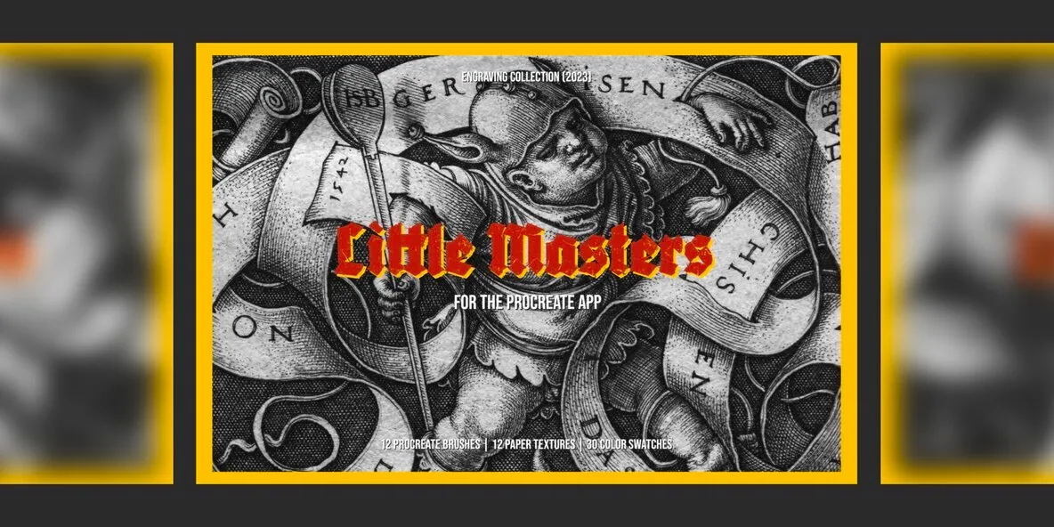 The Little Masters Procreate Kit