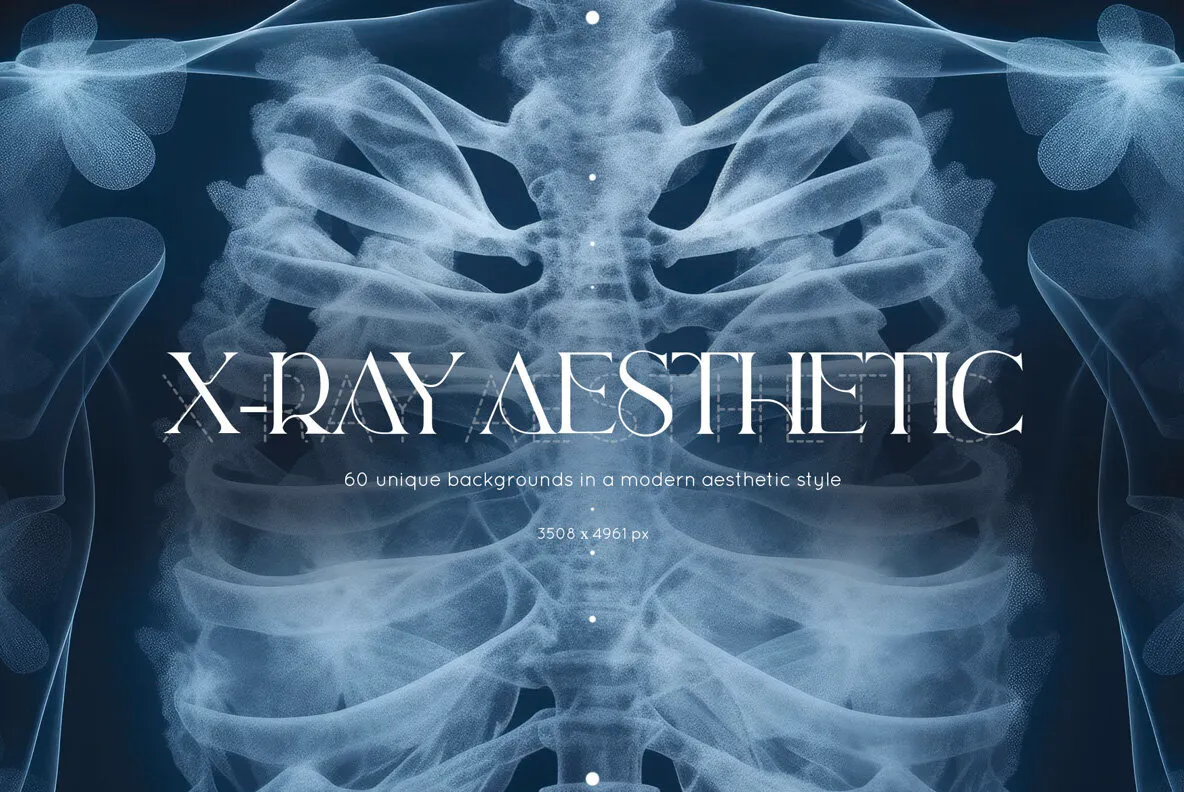 X-ray aesthetic backgrounds
