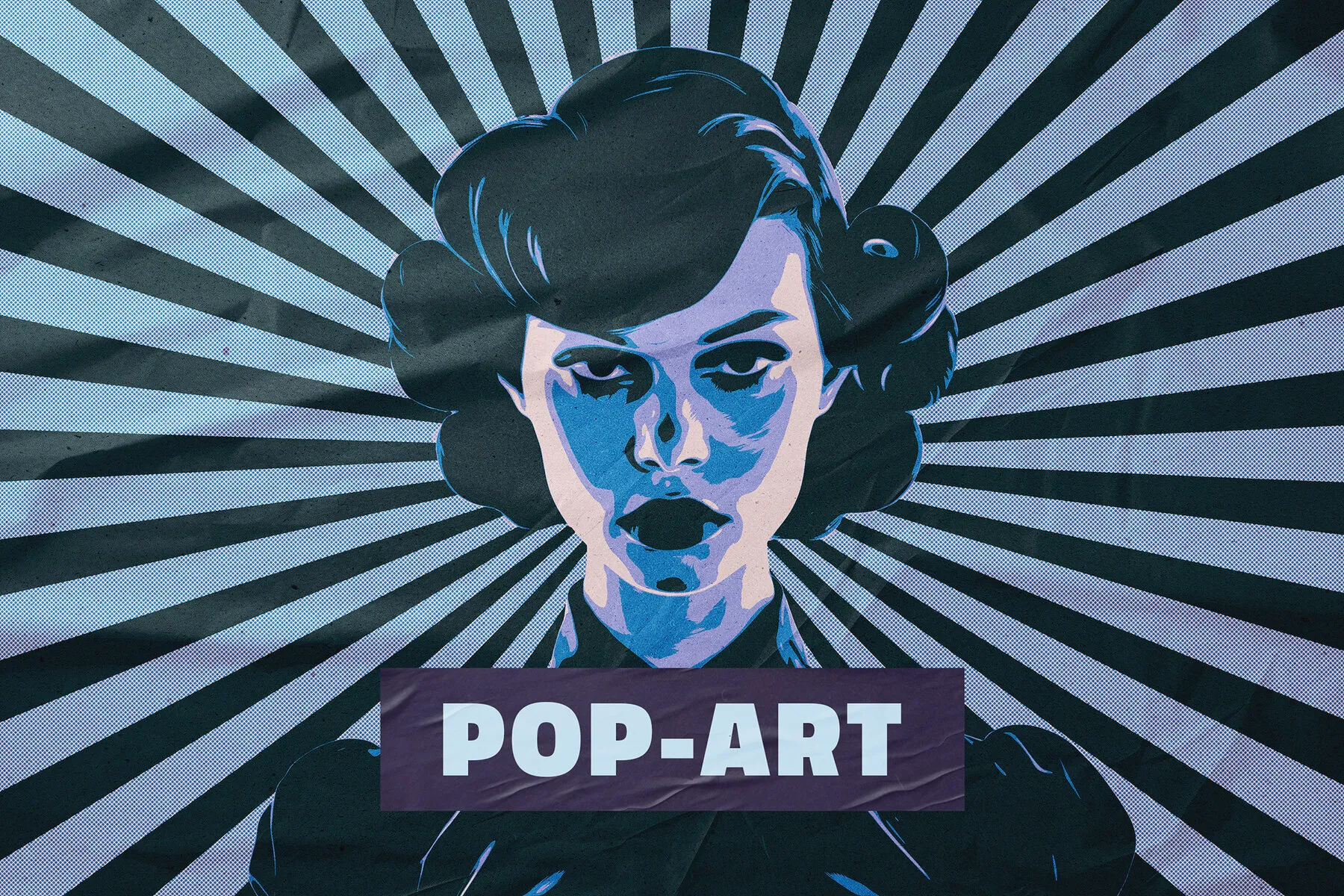 Vintage Pop Art Photo Effect