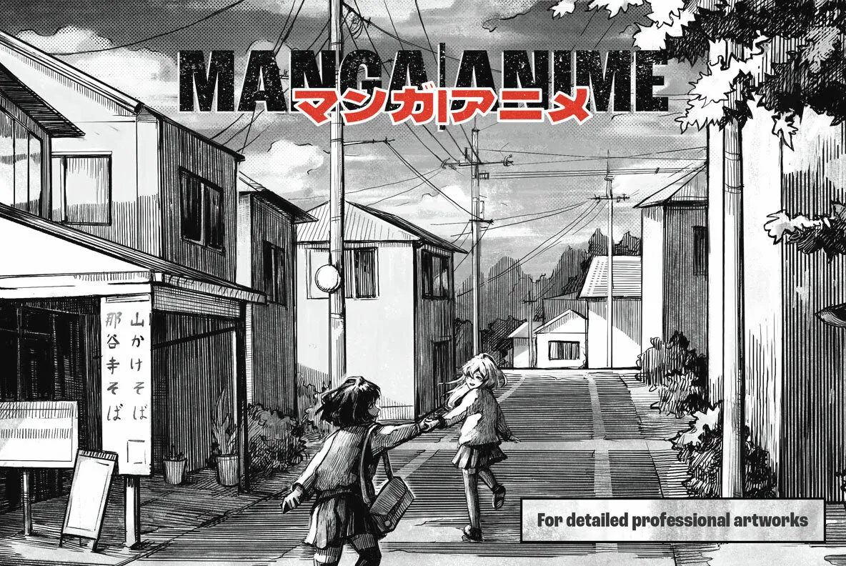 Manga Brushes Clip Studio Bundle - YouWorkForThem