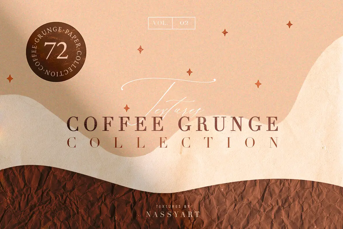 72 Coffee Grunge Vintage Textures