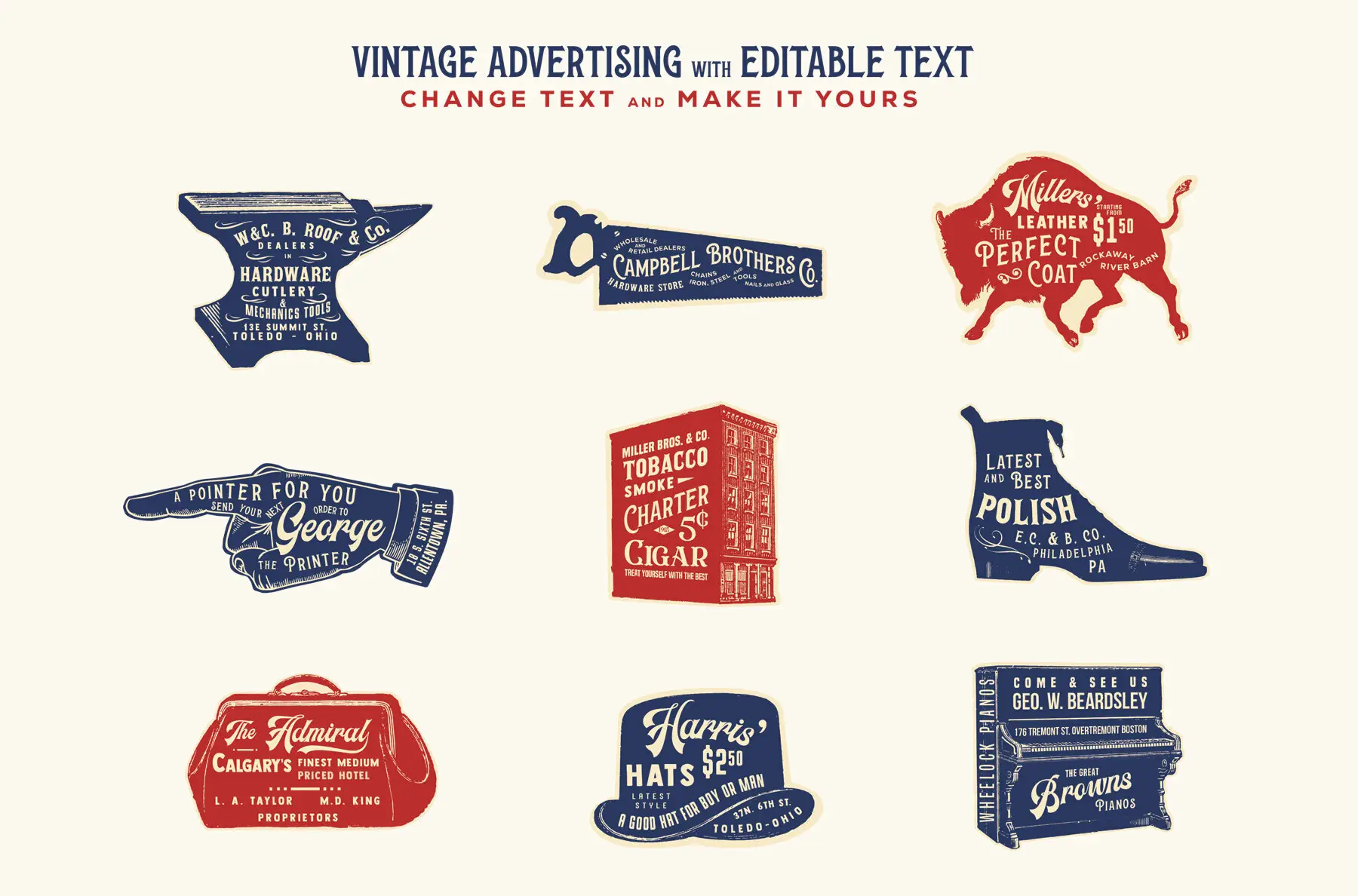 Vintage Advertising Templates