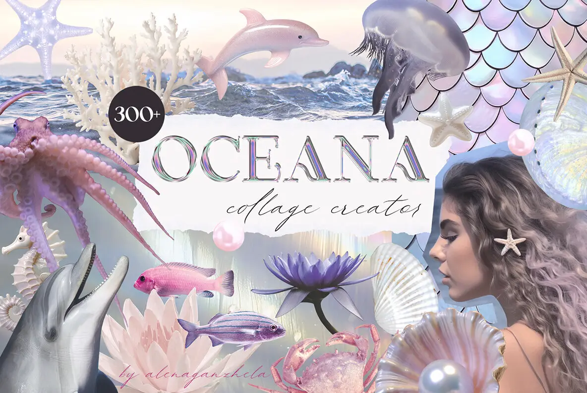 Oceana Collage Creator Pack