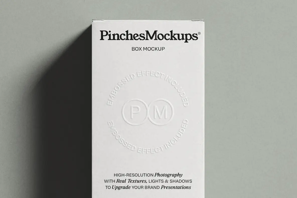 Embossed Box Mockup PMBM21