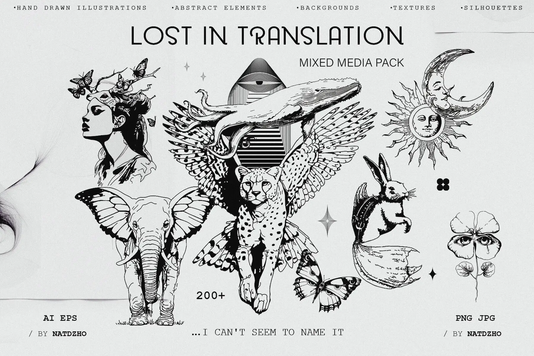 Lost in translation Mixed Media set