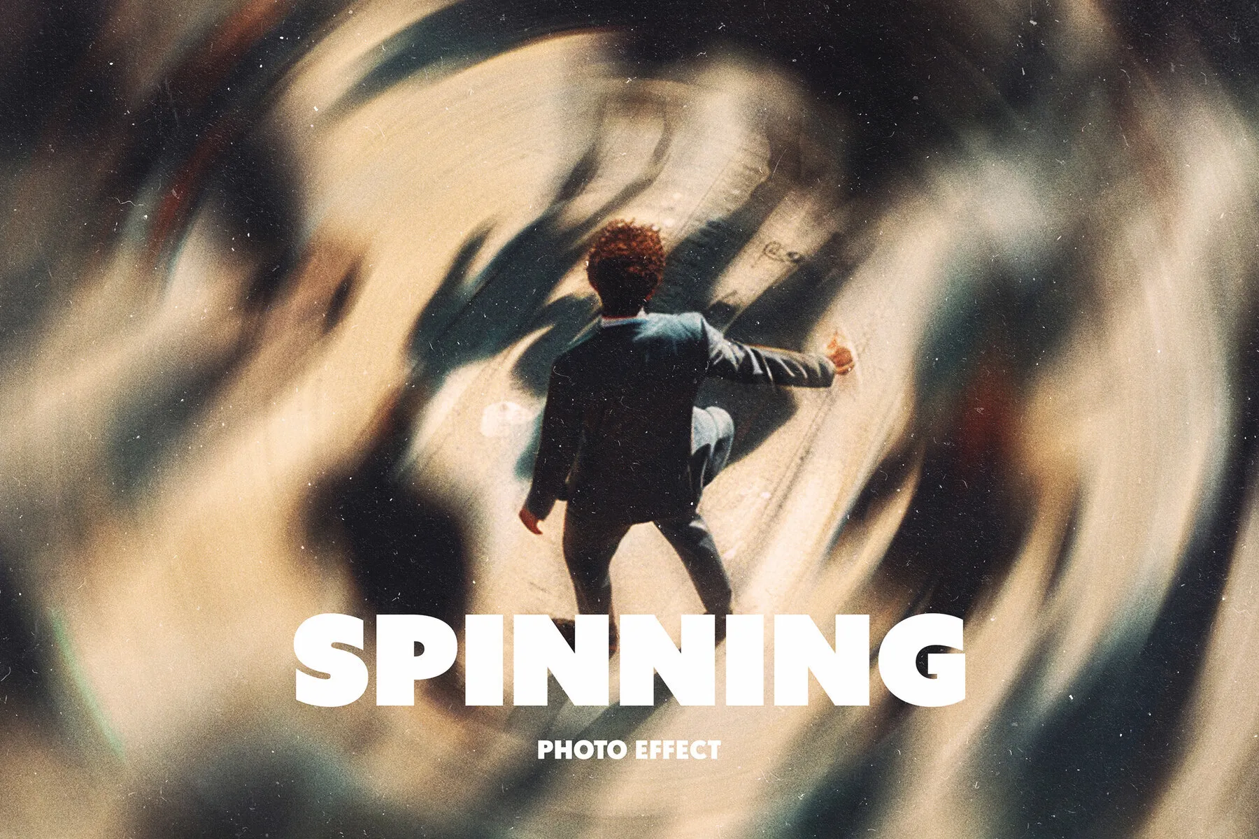 Spinning Blurred Photo Effect