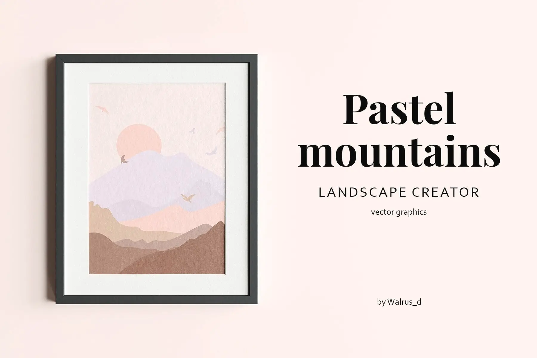 Pastel Mountains Creator