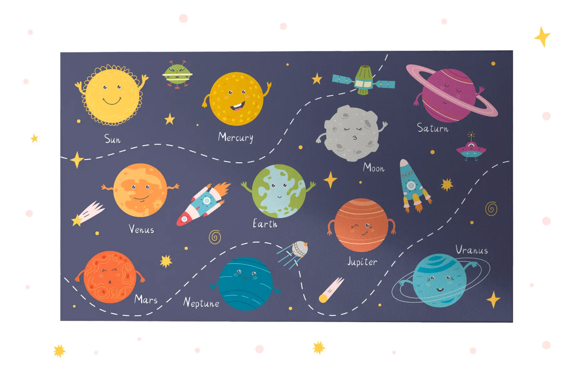 Cute Space Vector Collection Graphics - YouWorkForThem
