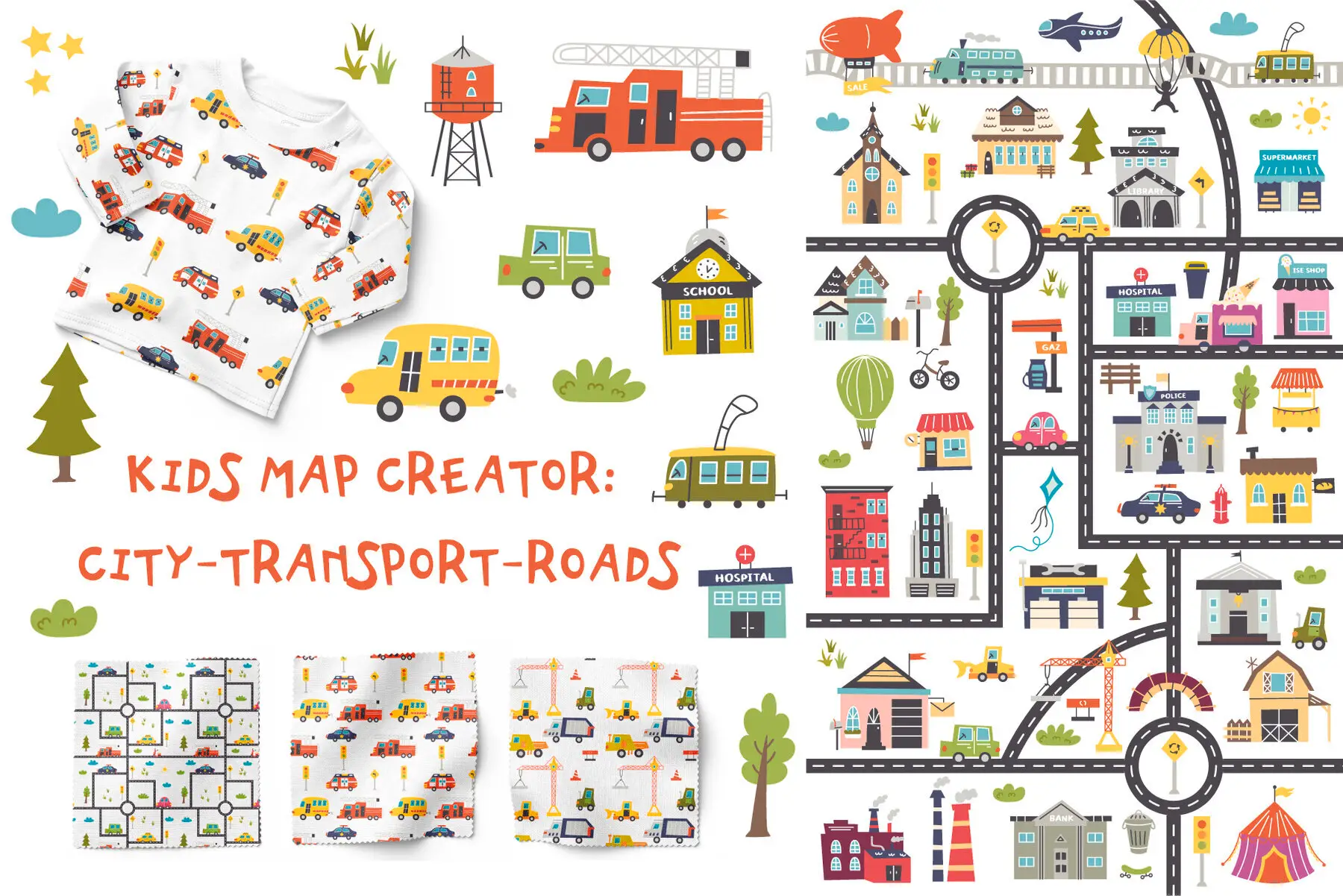 Kids Map Creator City Map