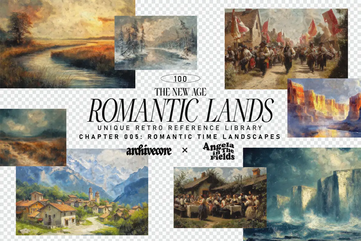 Romantic Lands Vintage Backgrounds