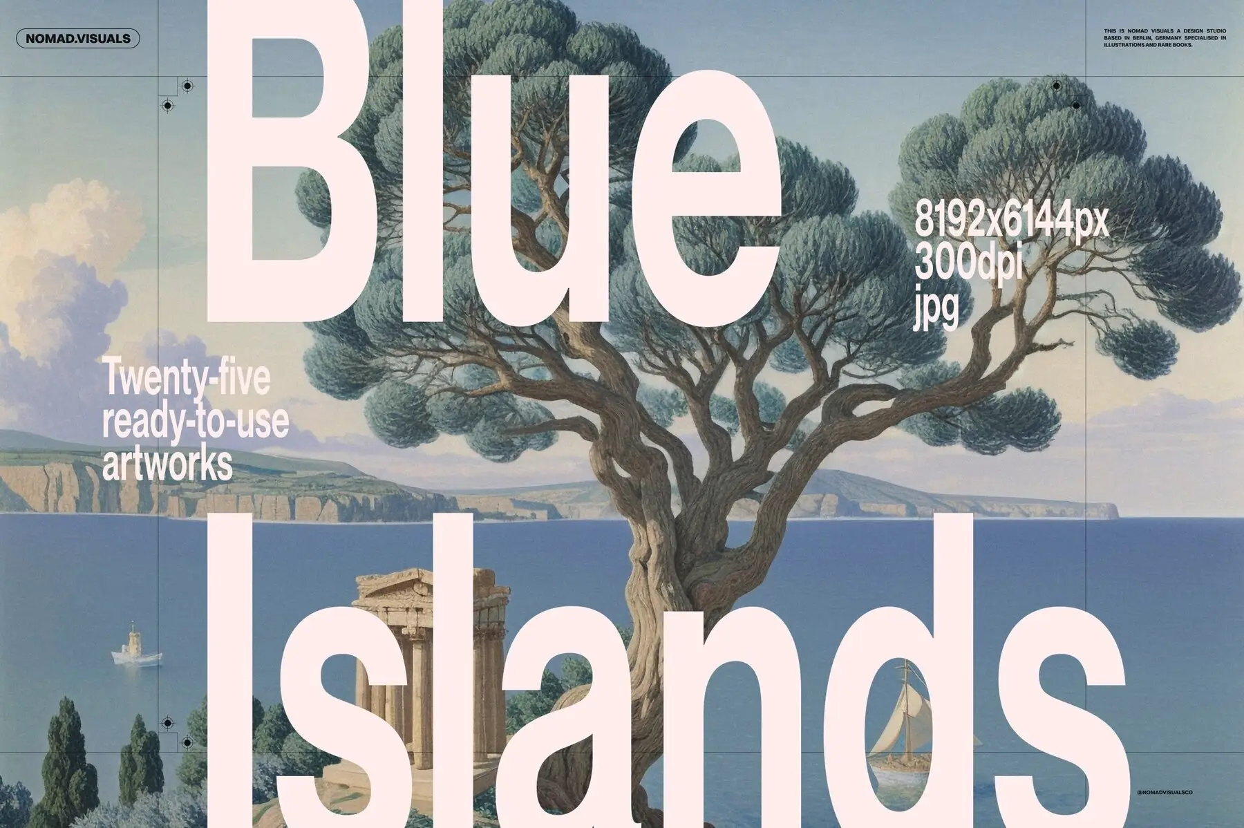 Blue Islands Illustrations