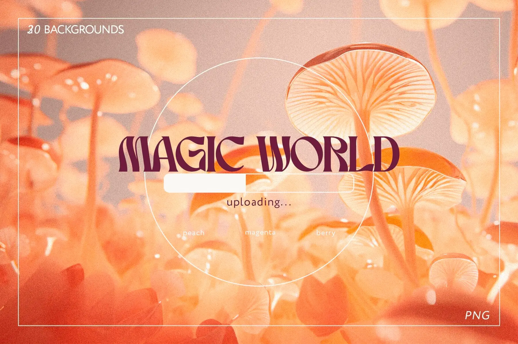 Magic World Mushroom Backgrounds