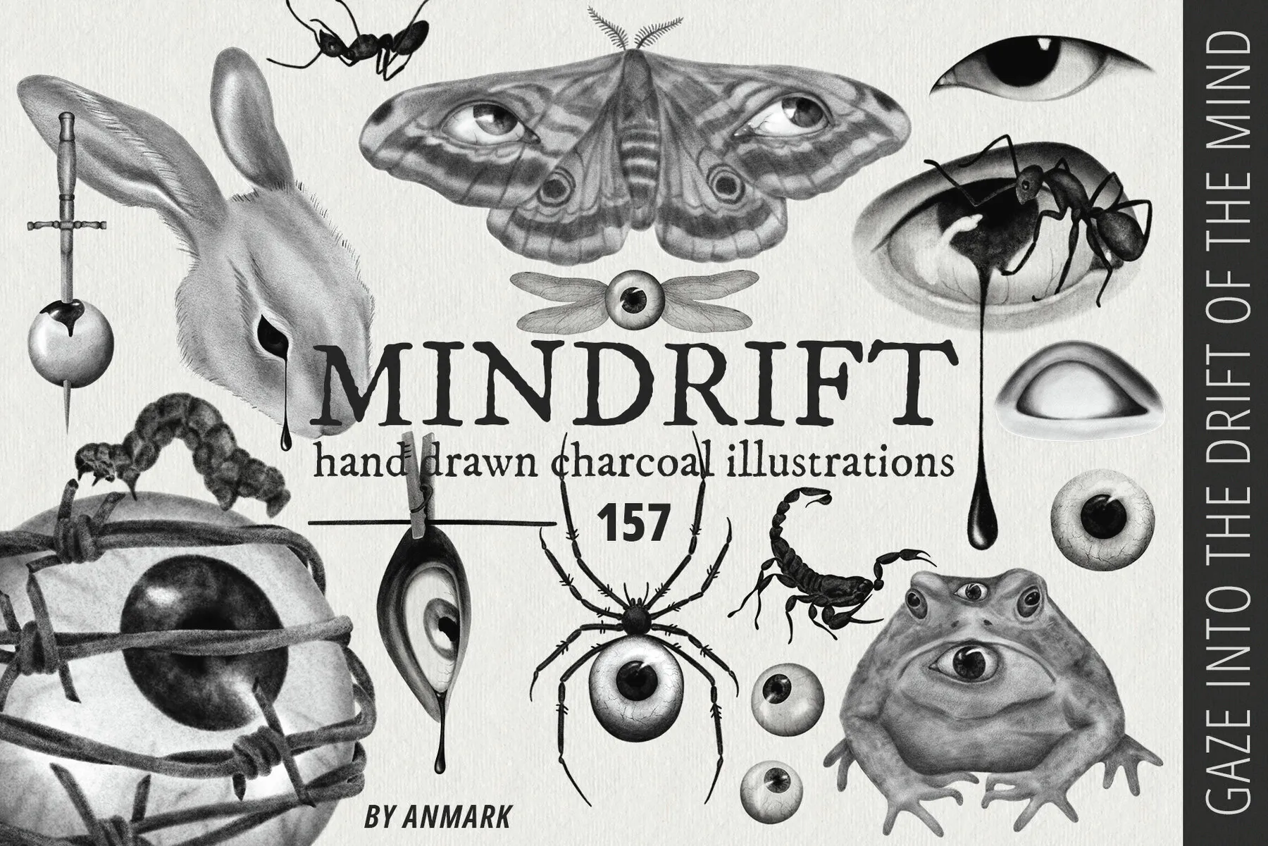 Mindrift Psychedelic Hand Drawn illustrations