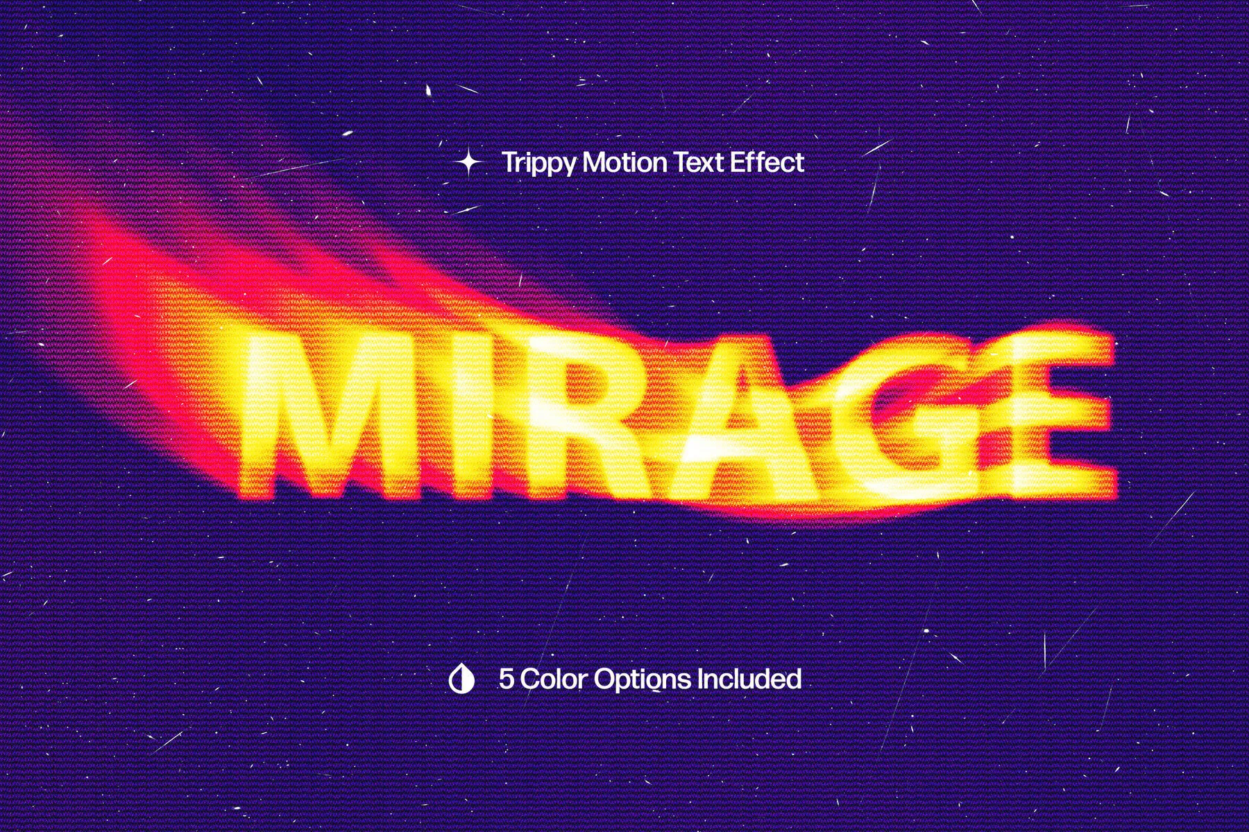 Trippy Motion Text Effect