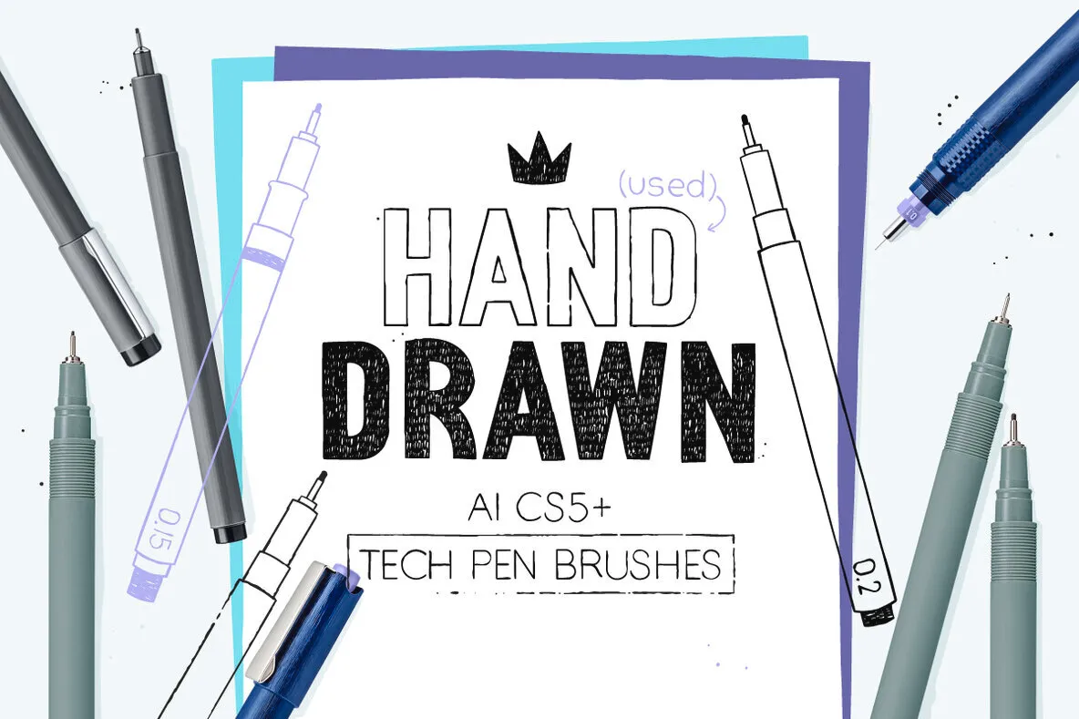 Technical Pen Brushes