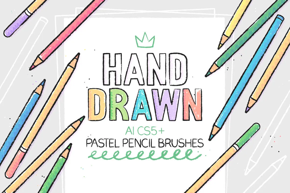 Pastel Pencil Brushes