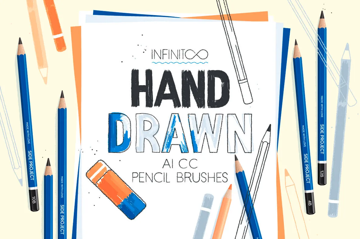 Infinito Soft Lead Pencil Brushes