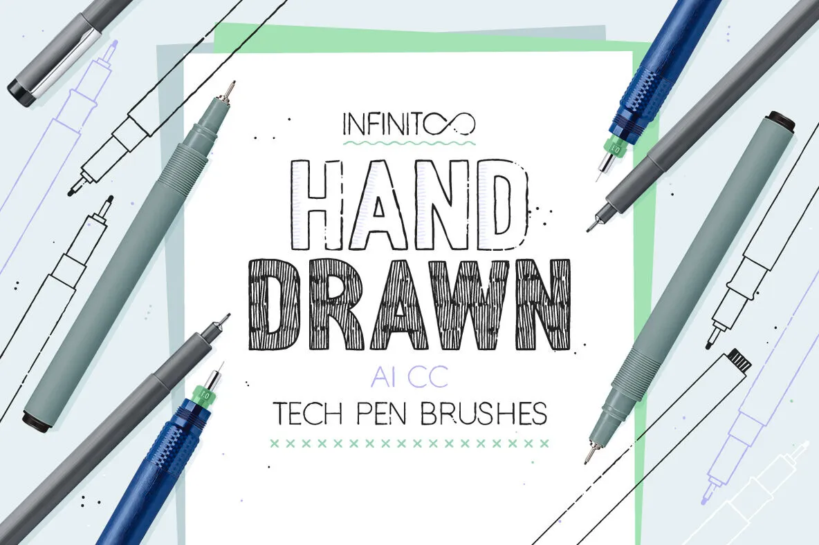 Infinito Technical Pen Brushes