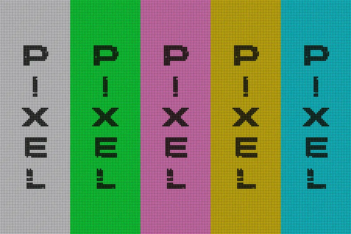 Text To Pixel Pixel Screen Text & Logo Effect Font - FontPath