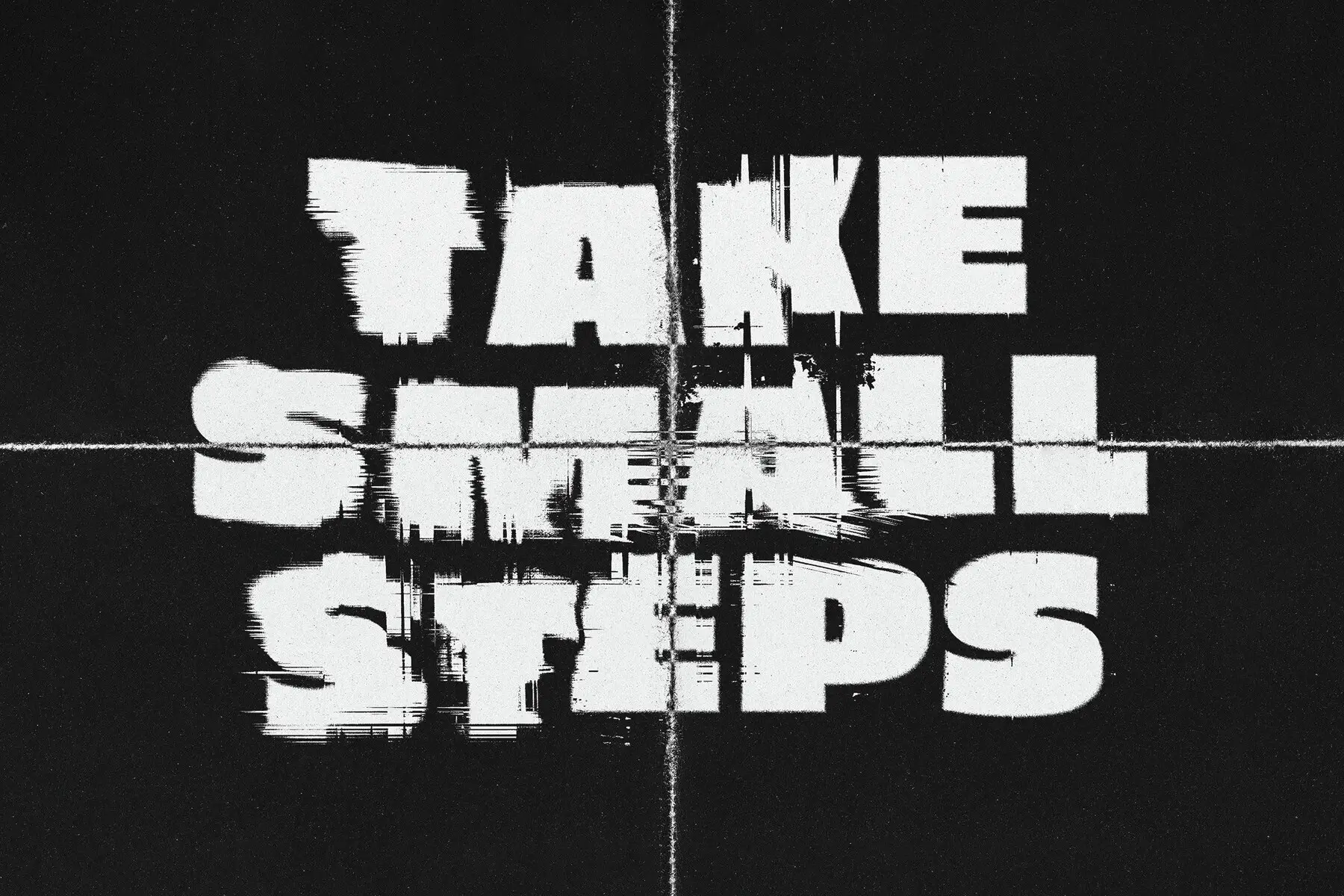 Glitched Distortion Text Effect - YouWorkForThem
