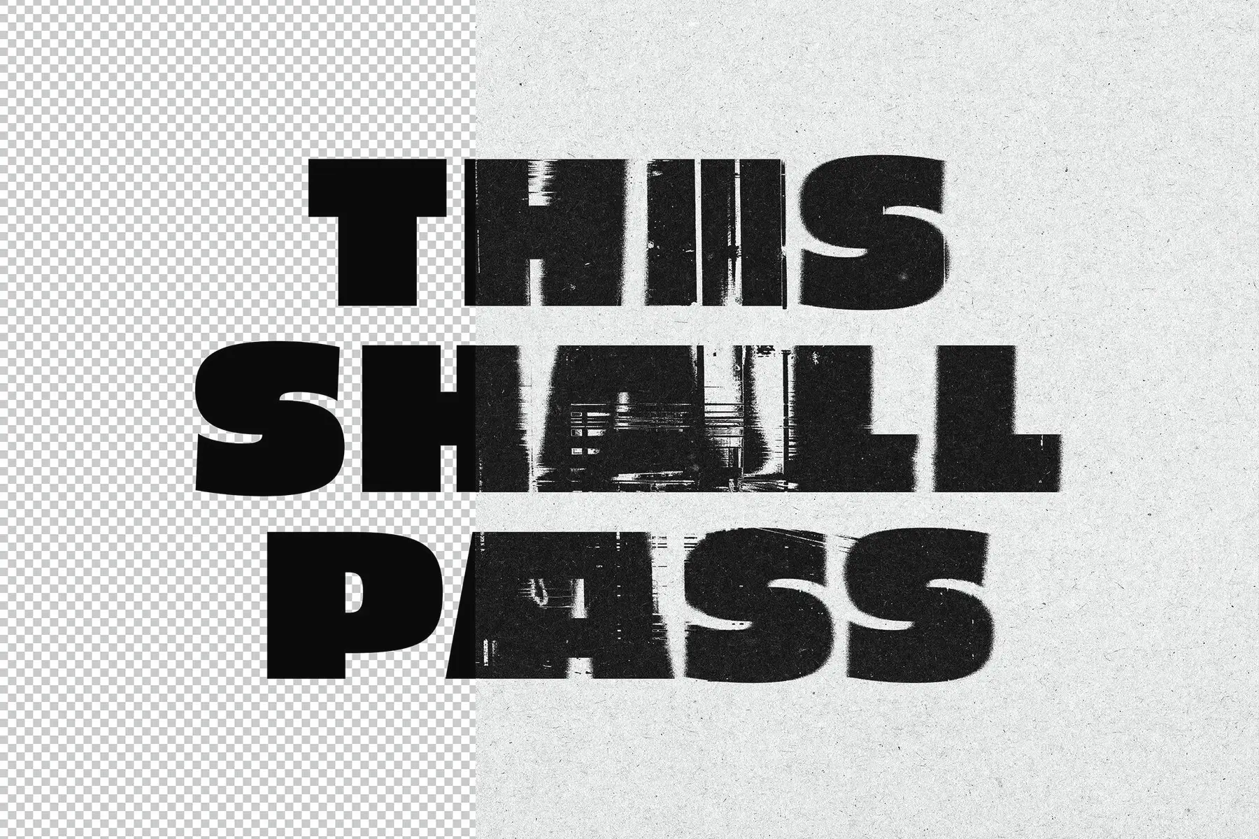 Glitched Distortion Text Effect - YouWorkForThem