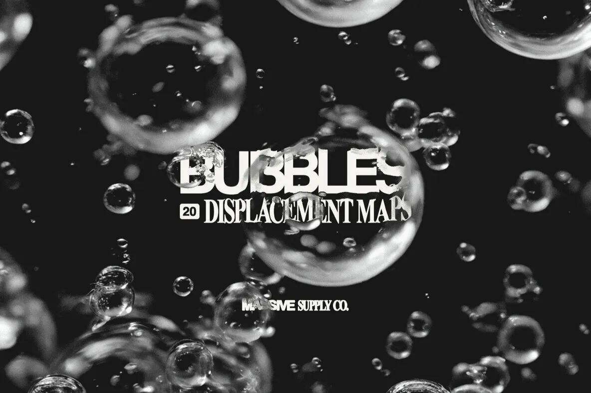 Bubbles Displacement Map Pack
