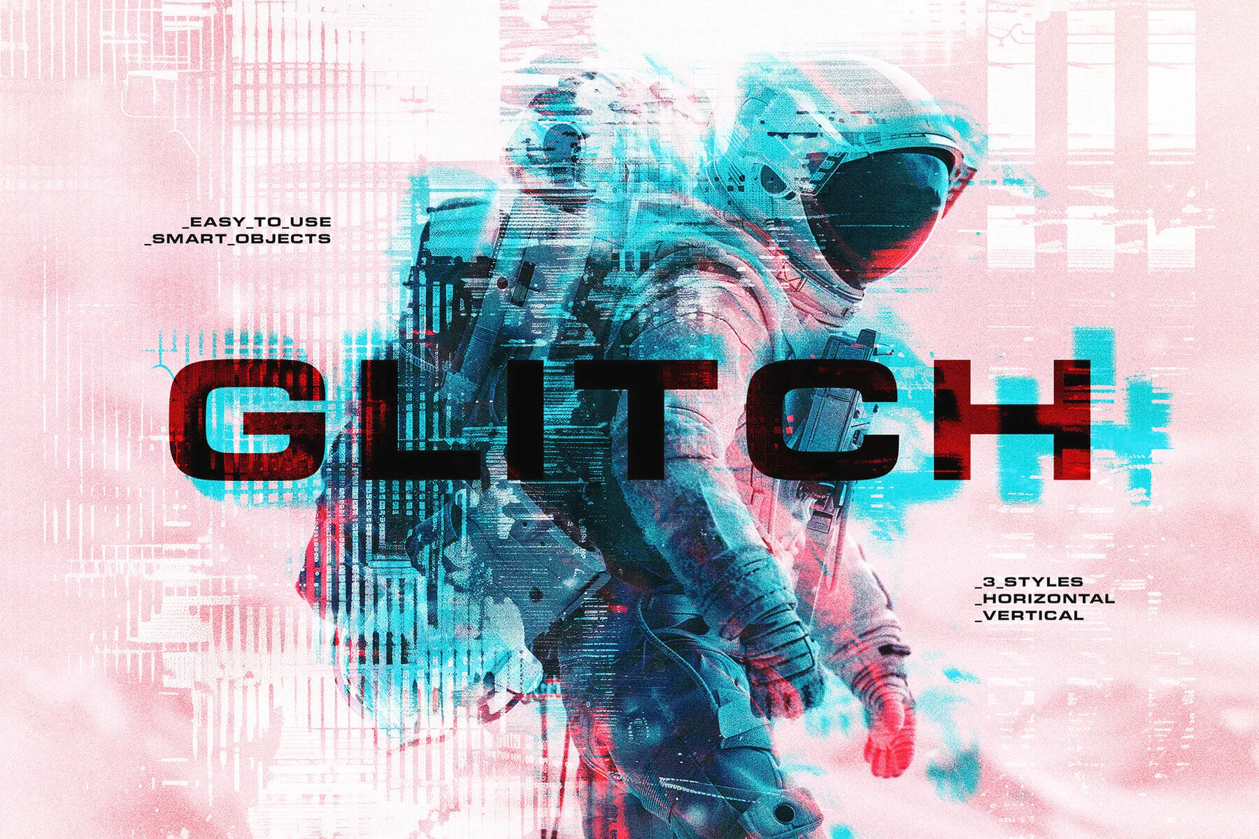 Glitch Distortion Photo Effects