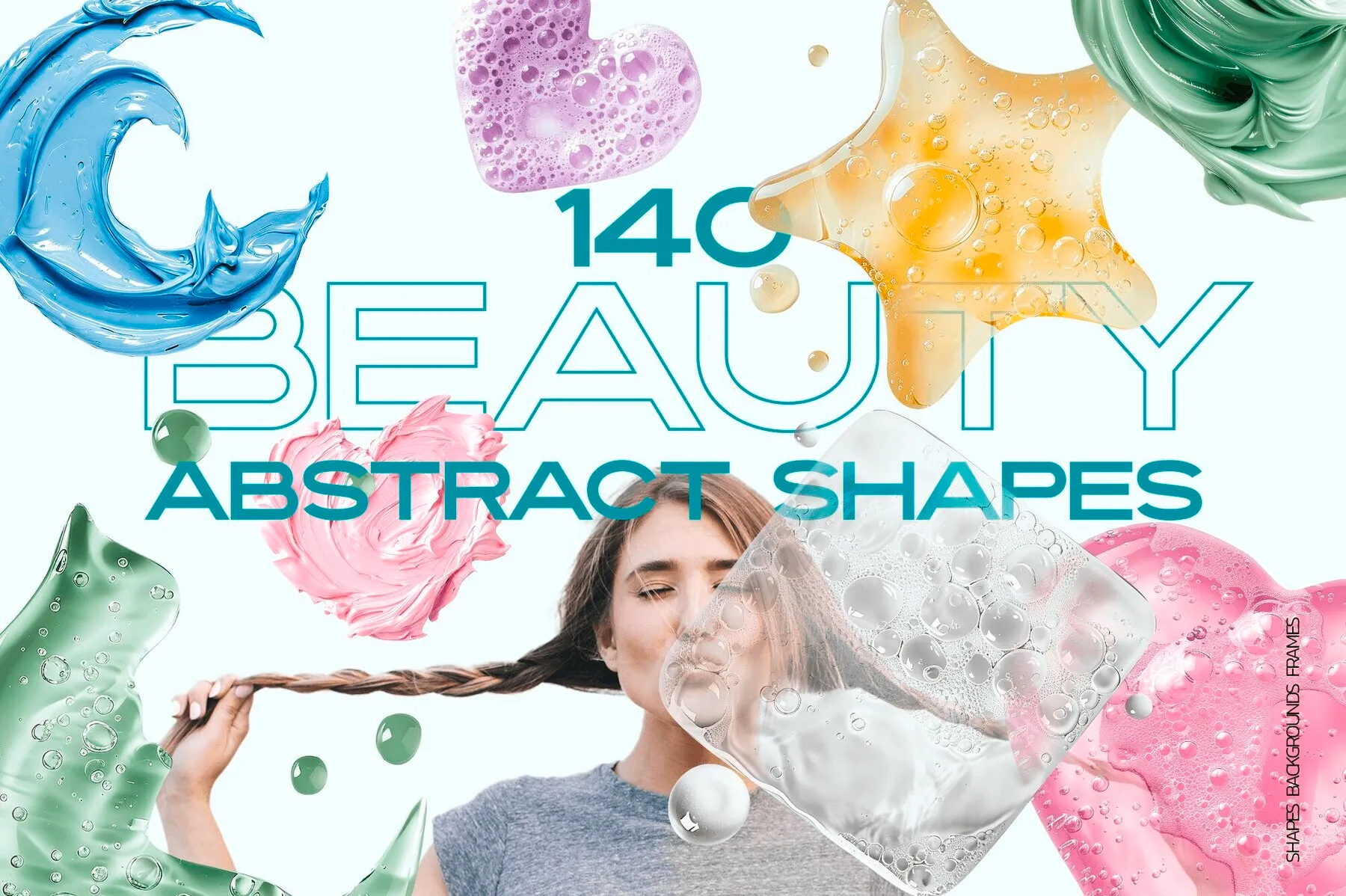 Beauty abstract shapes and backgrounds