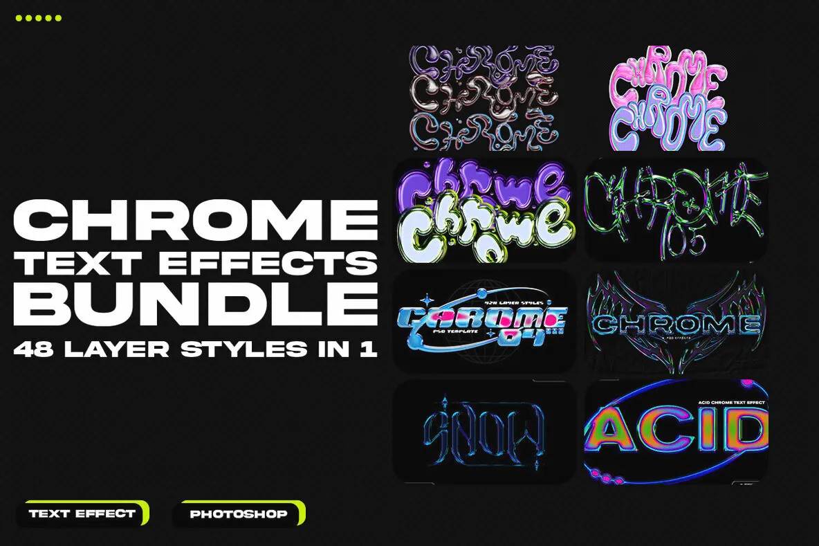 Chrome Layer Styles Bundle