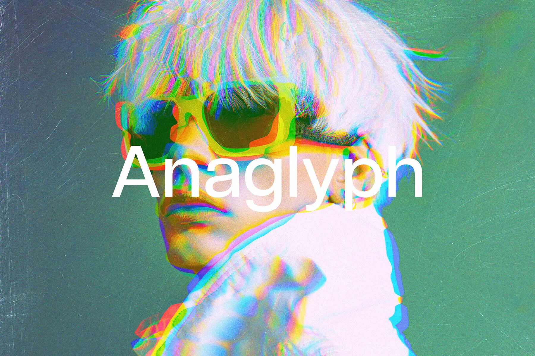 Retro Anaglyph Photo Effect