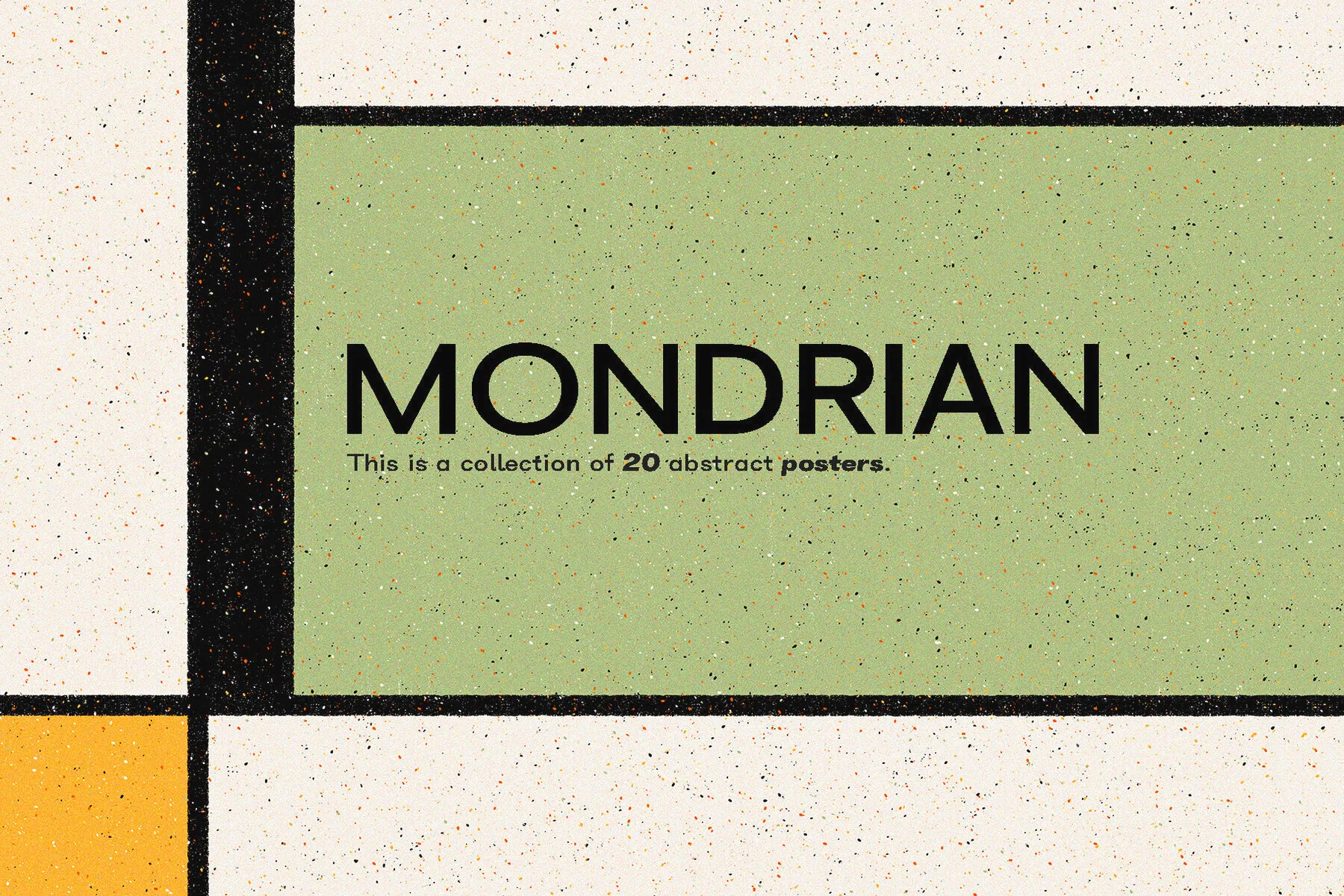 Mondrian Abstract Posters