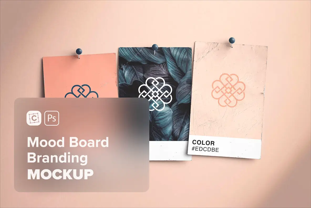 Mood Board Branding For Mockup