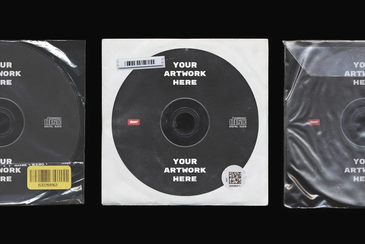 CD Cover Mockup Pack