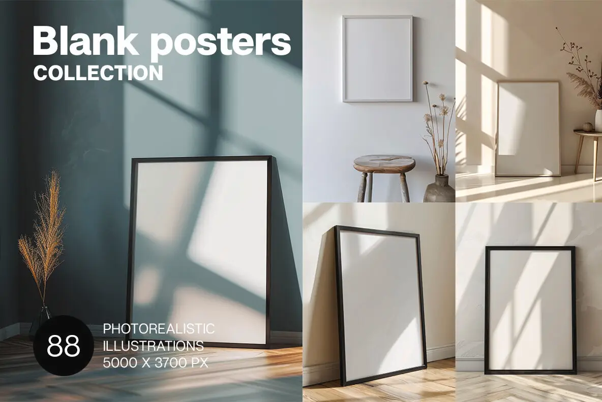 Blank posters