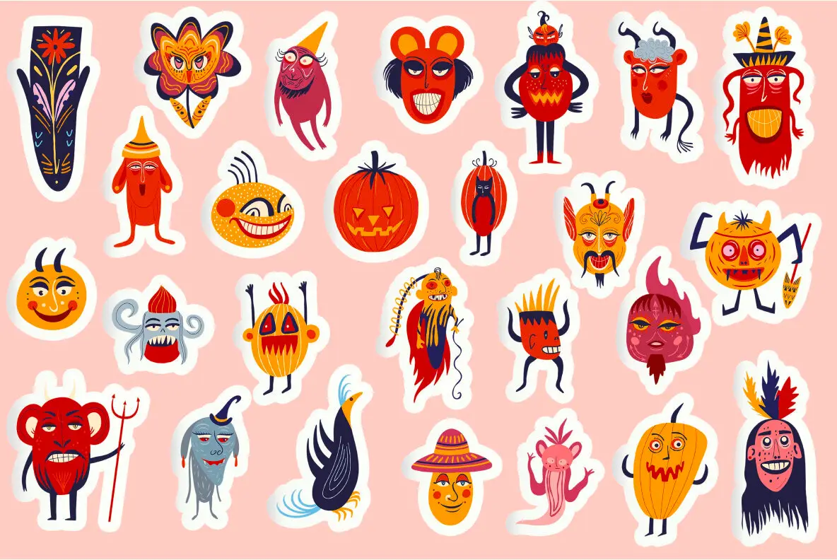 Halloween characters SVG Bundle