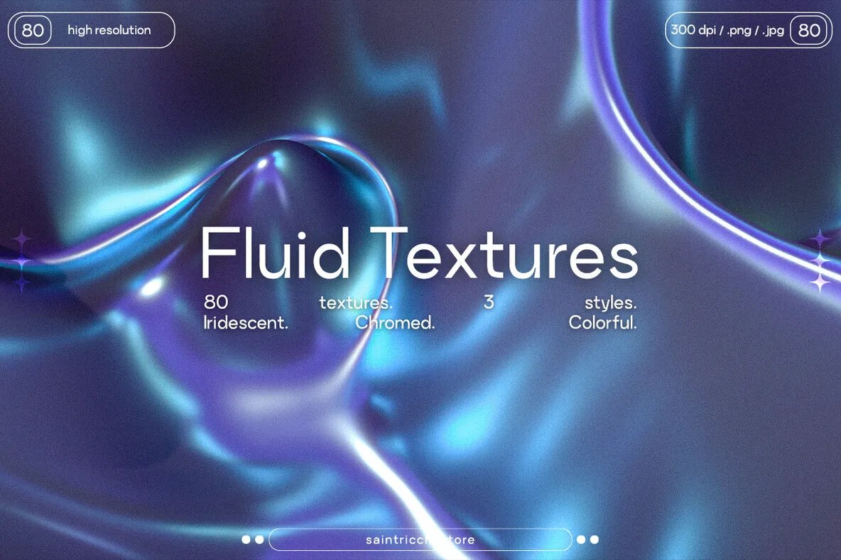 Fluid 80 Abstract textures