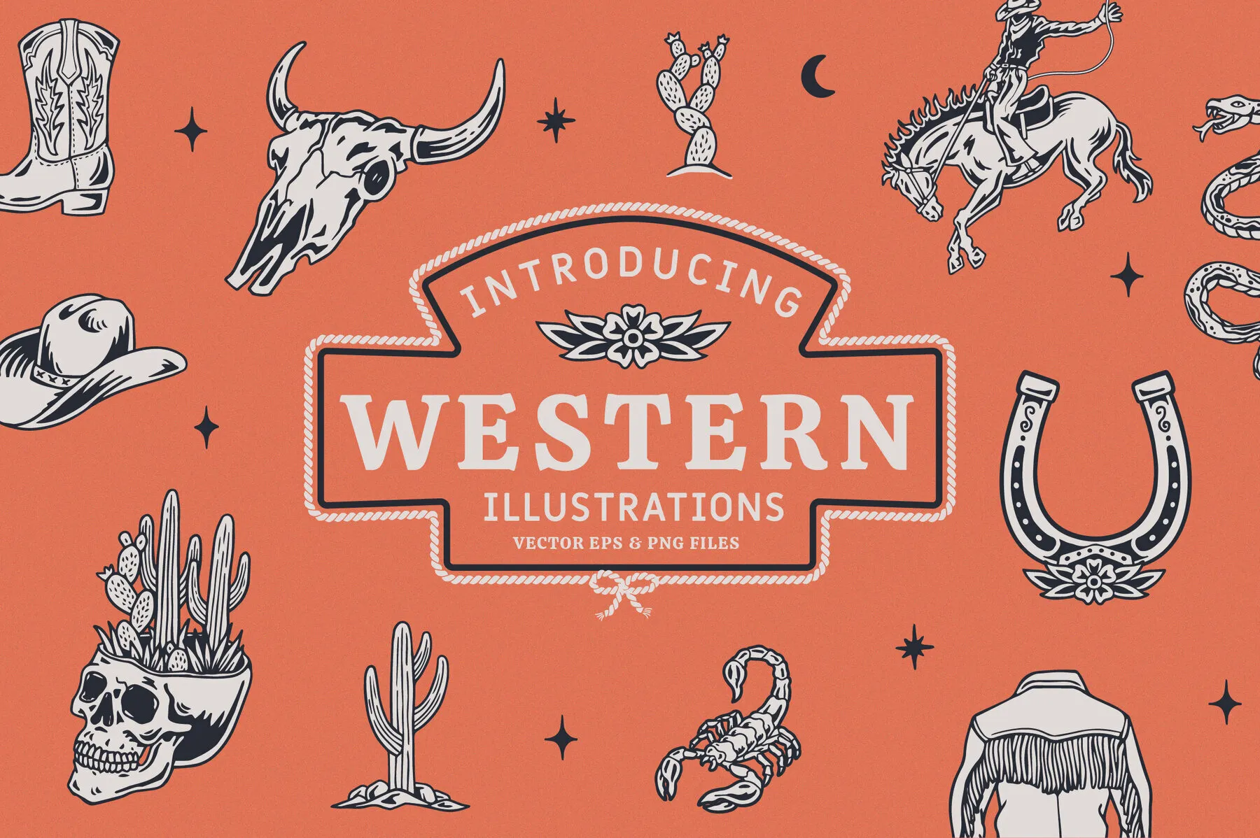 Western Vector Illustrations