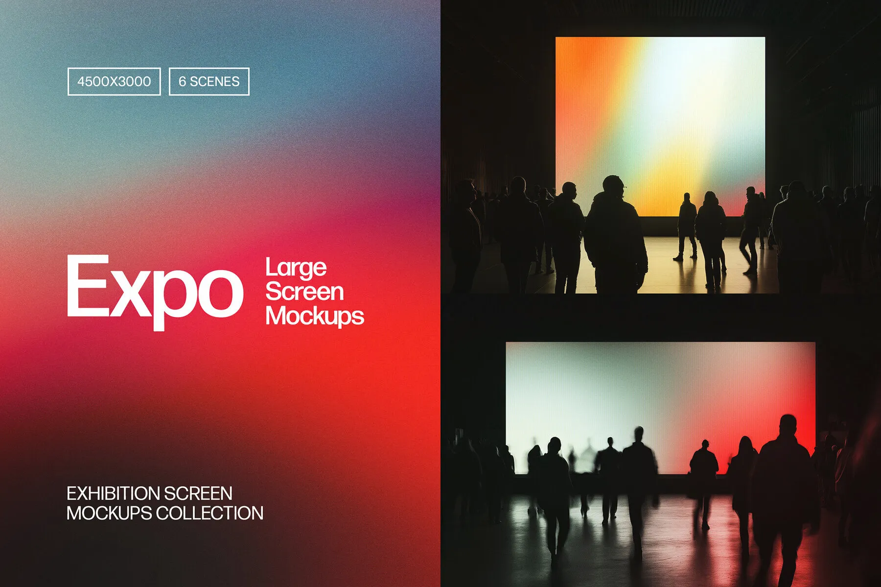 EXPO Screen Mockups Collection