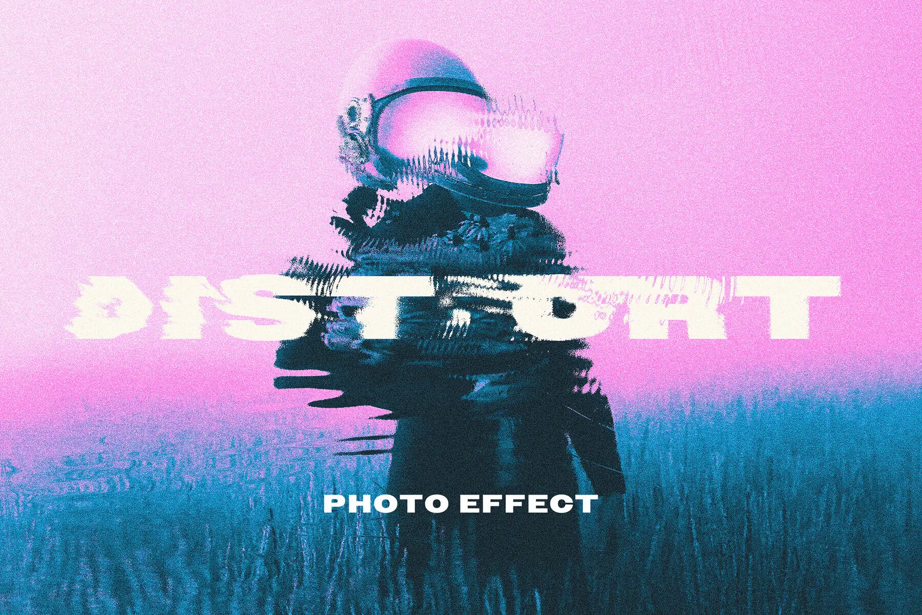 Distorted Mismatches Photo Effect