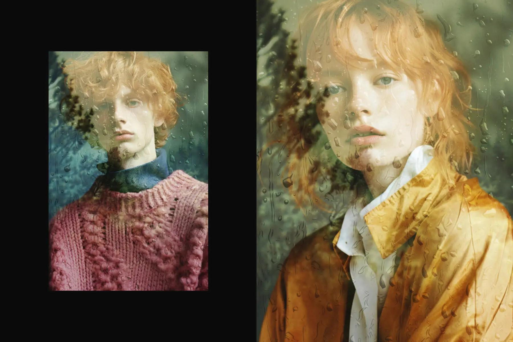 Rainy Window Reflection Photo Effect - YouWorkForThem