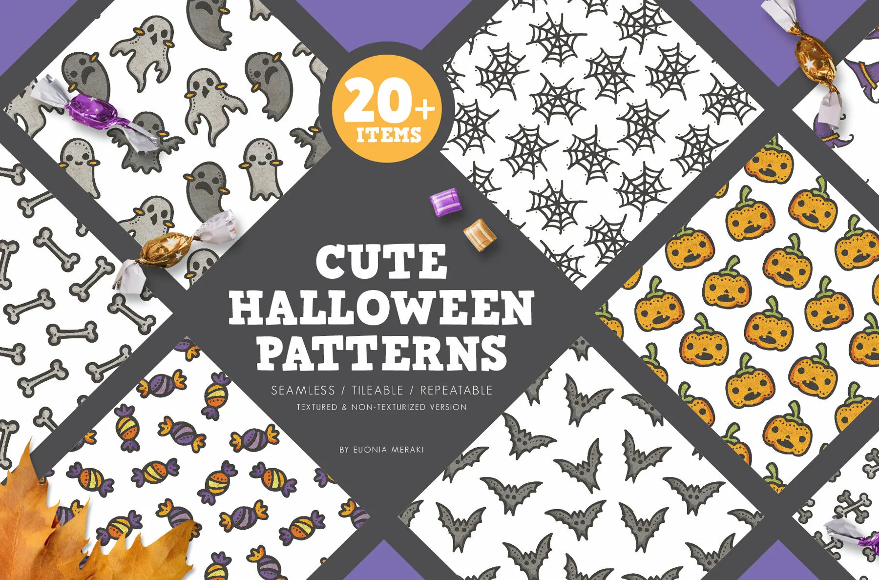 Pattern Pack Cute Halloween Party