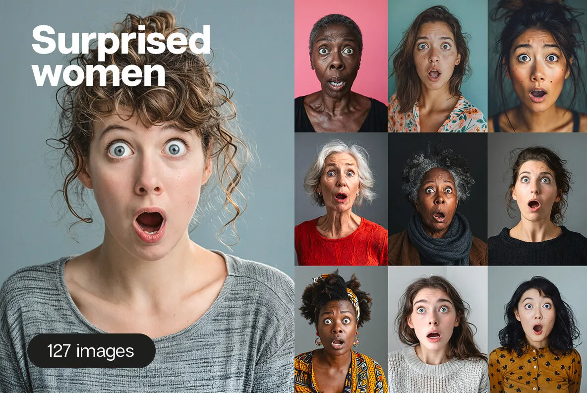 Surprised women