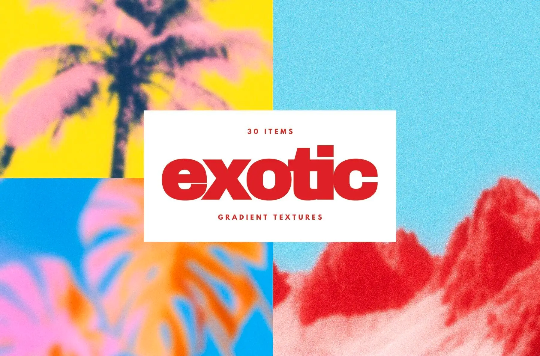 30 Exotic Botanical Gradient Textures