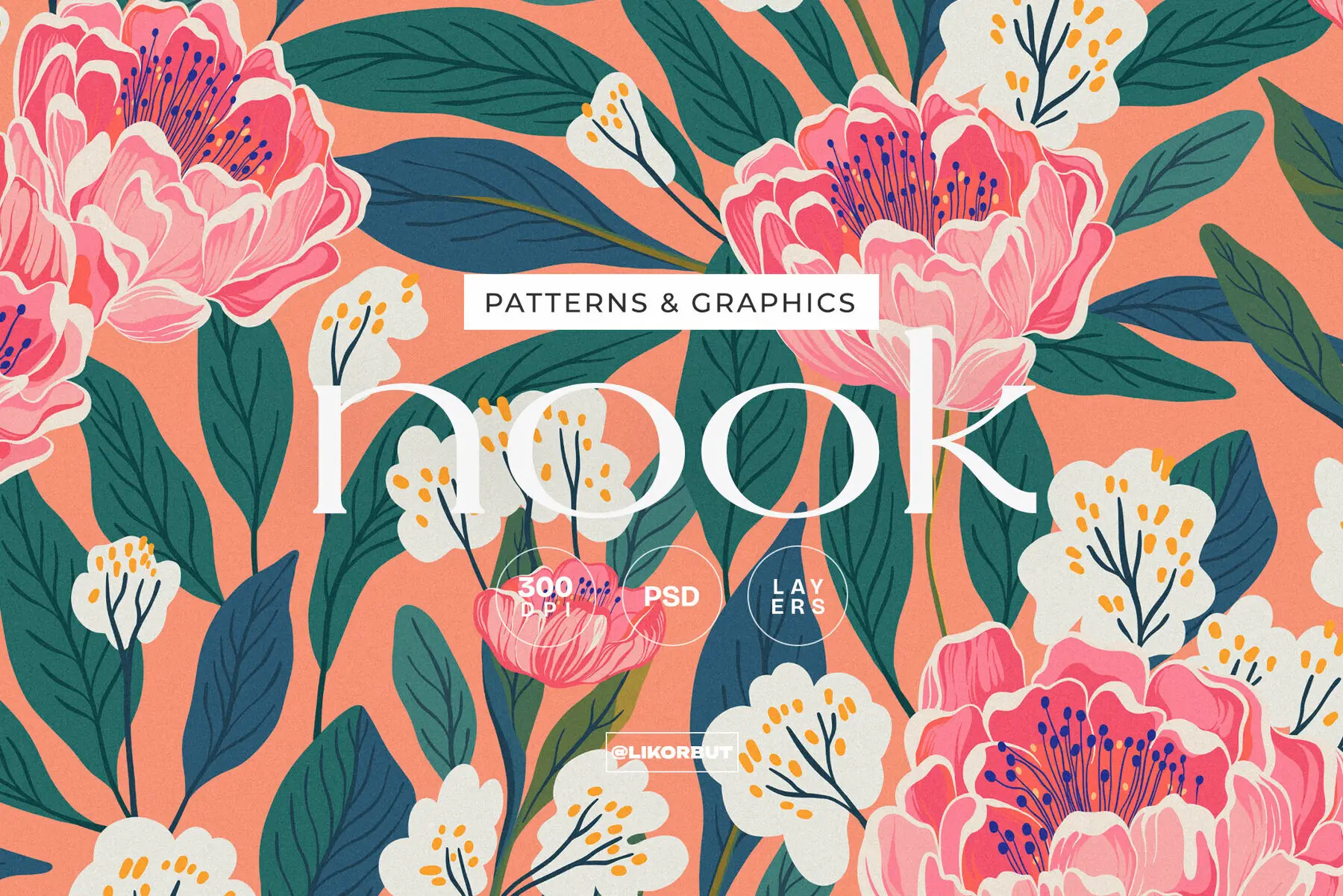 Nook Floral Pattern and Graphics